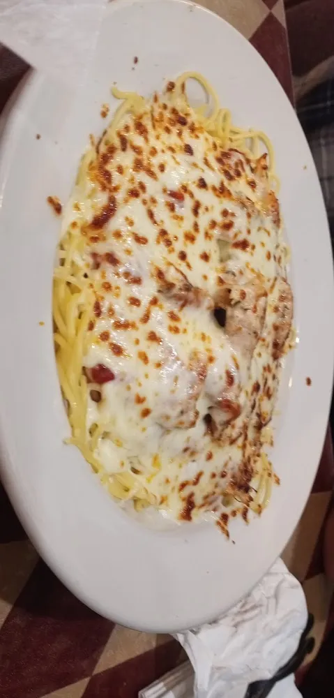 Baked Chicken and Spaghetti
